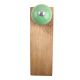 2 Pieces Pea Green Round Ceramic Wooden Door Stopper